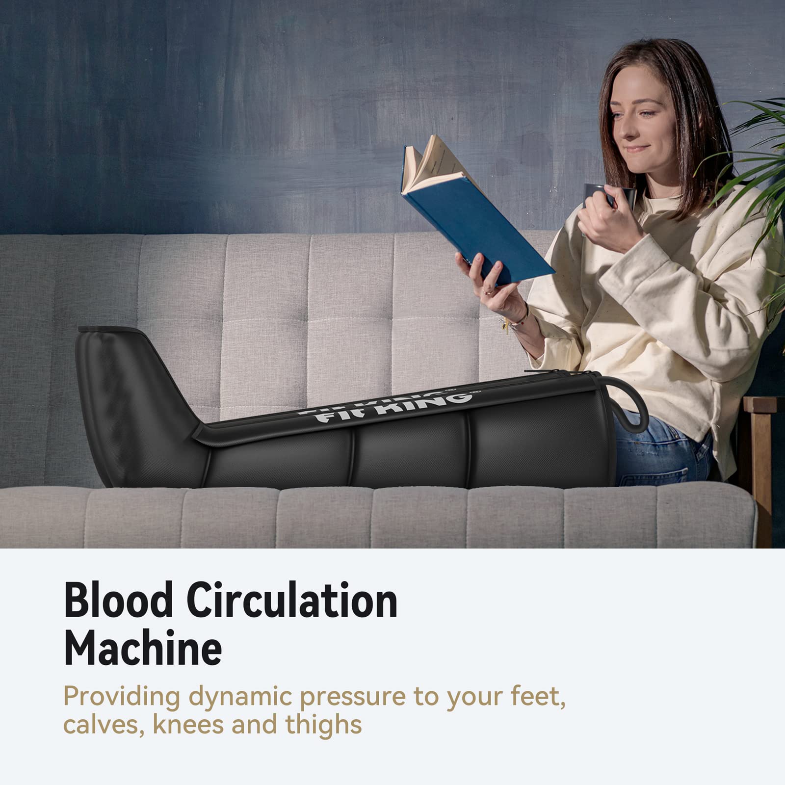 FIT KING Fortschrittliche Fuß- und Bein-Luftmassagestiefel | FT-082A