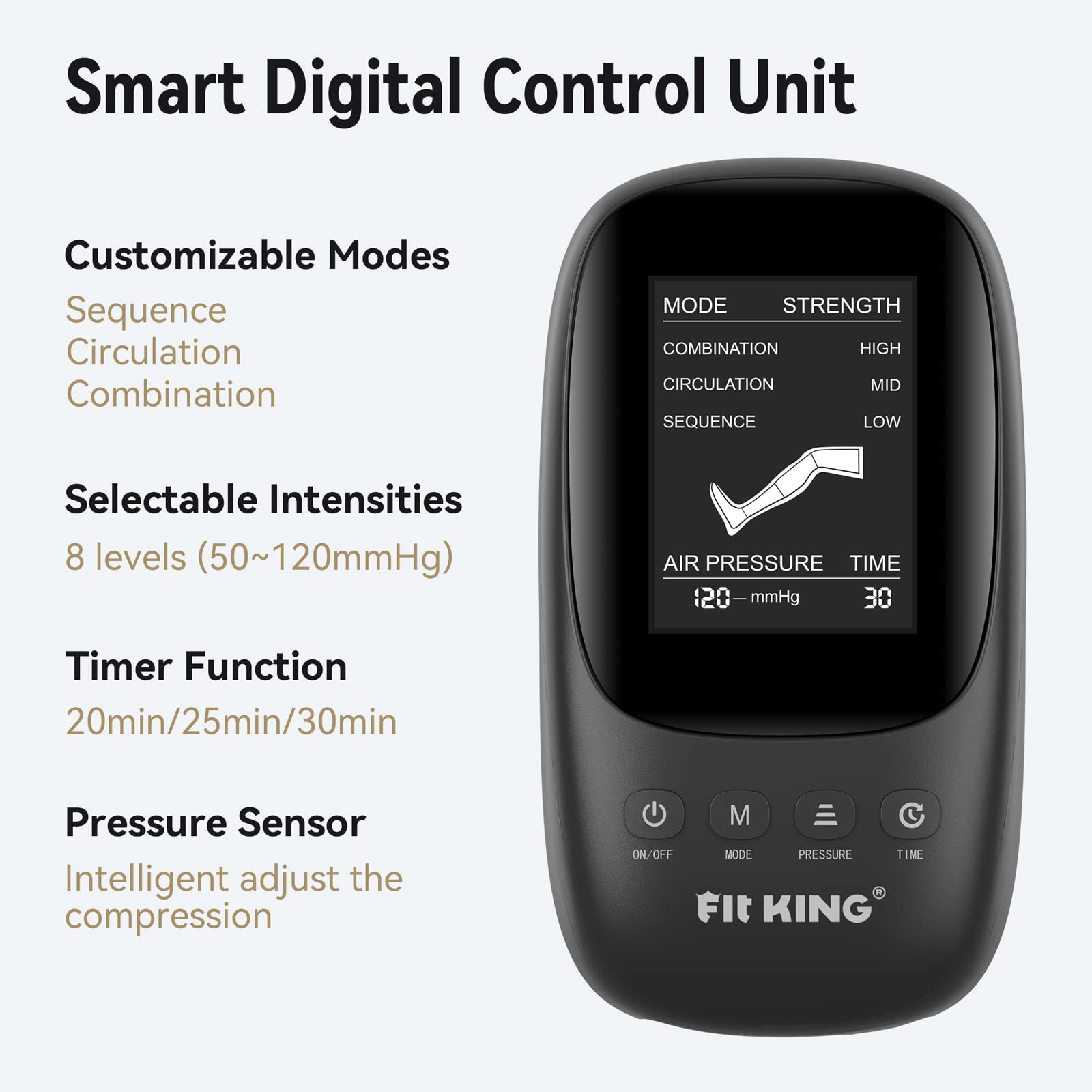 FIT KING Fortschrittliche Fuß- und Bein-Luftmassagestiefel | FT-082A