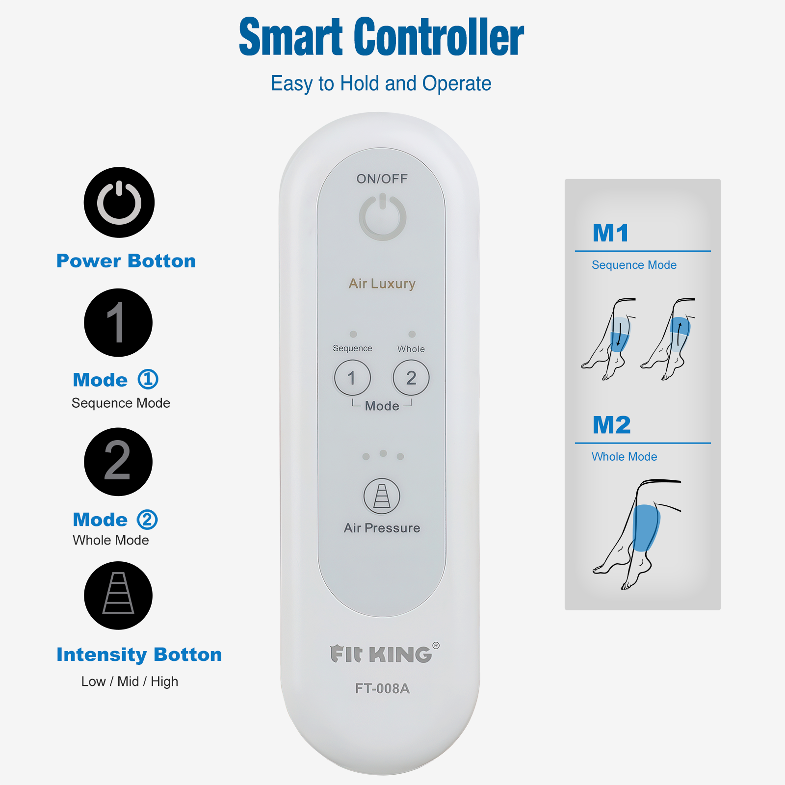 FIT KING Calf Massager for Circulation and Muscle Recovery | FT-008A