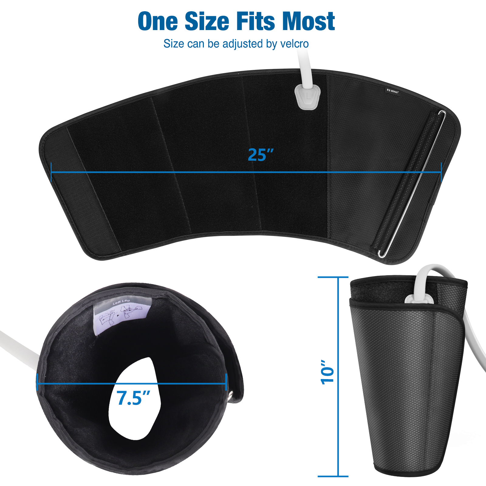 FIT KING Wadenmassagegerät für Durchblutung und Muskelregeneration | FT-008A