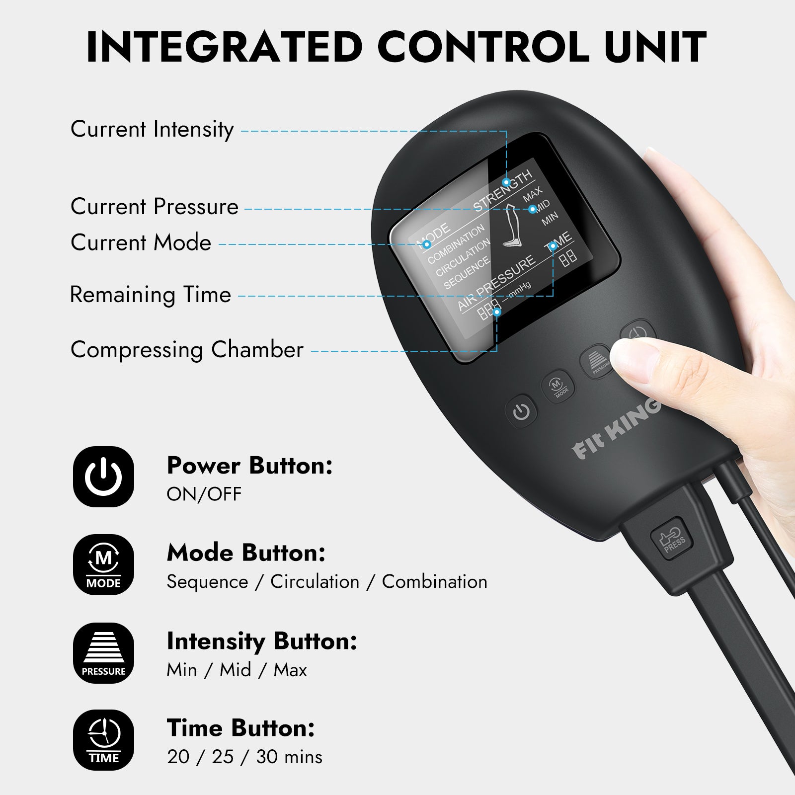 FIT KING Dynamische Beinkompressionsstiefel | FT-068A