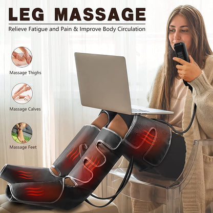 FIT KING Ganzbeinmassagegerät mit fortschrittlicher Wärmetherapie | FT-075A