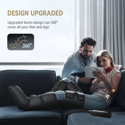 FIT KING Premium Ganzbeinmassagegerät mit Wärme | FT-076A