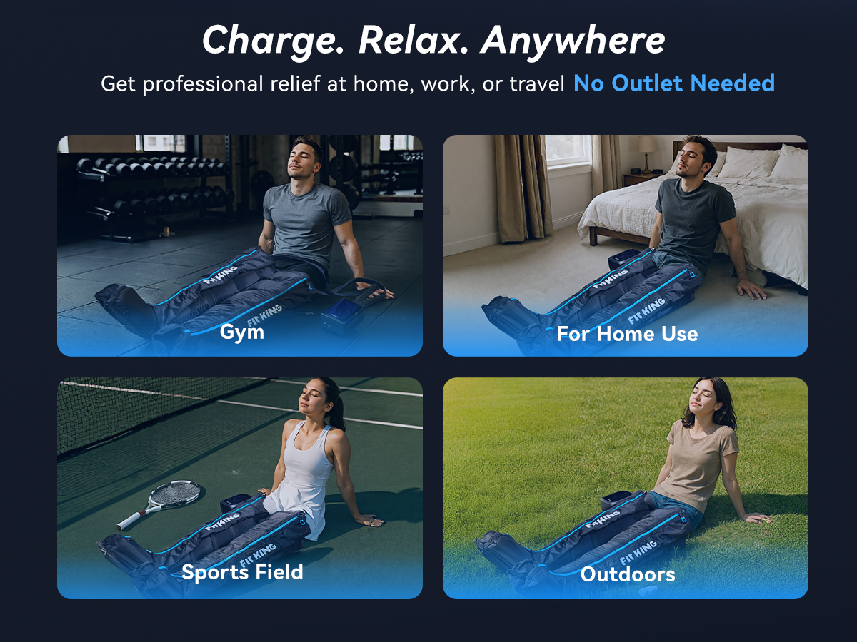 *Neueste* FIT KING 5-Zonen-Massagestiefel mit schnellerem Erholungssystem | FT-115A